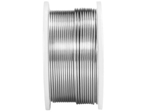 Cyna do lutowania do elektroniki z topnikiem 80g 1mm lutownicza rolka Cyna do lutowania do elektroniki z topnikiem 80g 1mm lutownicza rolka