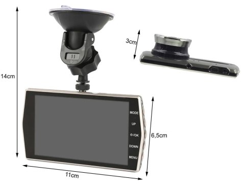 Kamera samochodowa full hd z wyświetlaczem lcd cofania wideorejestrator Kamera samochodowa full hd z wyświetlaczem lcd cofania wideorejestrator