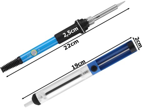 Lutownica kolbowa oporowa precyzyjna 60w 200-450°c zestaw odssysacz do cyny Lutownica kolbowa oporowa precyzyjna 60w 200-450°c zestaw odssysacz do cyny