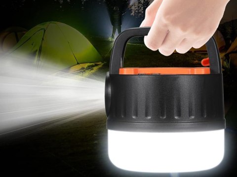 Lampa kempingowa biwakowa akumulatorowa led usb turystyczna solarna hak Lampa kempingowa biwakowa akumulatorowa led usb turystyczna solarna hak