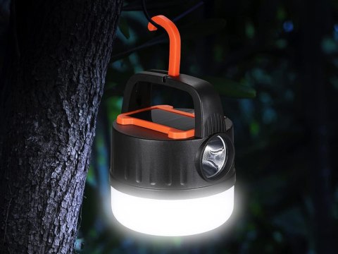 Lampa kempingowa biwakowa akumulatorowa led usb turystyczna solarna hak Lampa kempingowa biwakowa akumulatorowa led usb turystyczna solarna hak