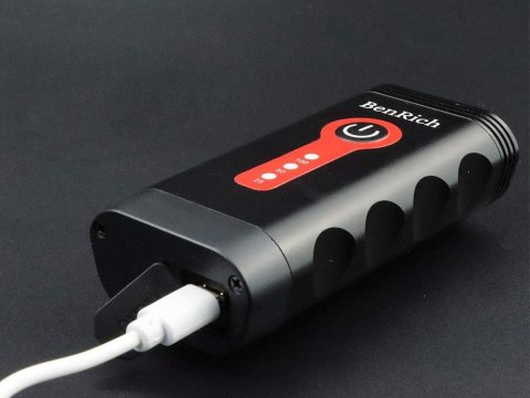 Lampka rowerowa przednia latarka led oświetlenie przód na rower usb Lampka rowerowa przednia latarka led oświetlenie przód na rower usb
