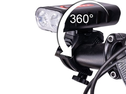Lampka rowerowa przednia latarka led oświetlenie przód na rower usb Lampka rowerowa przednia latarka led oświetlenie przód na rower usb