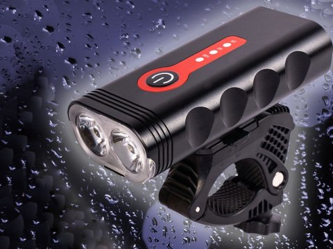 Lampka rowerowa przednia latarka led oświetlenie przód na rower usb Lampka rowerowa przednia latarka led oświetlenie przód na rower usb