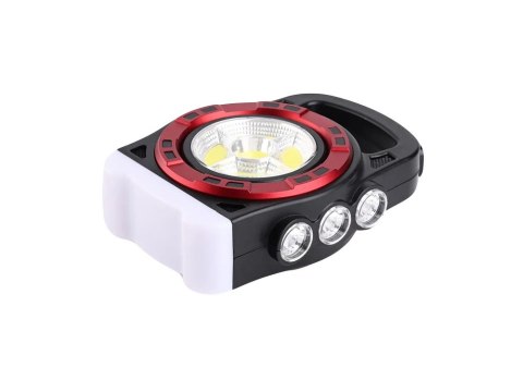 Latarka solarna przenośna lampka akumulatorowa led powerbank reflektor Latarka solarna przenośna lampka akumulatorowa led powerbank reflektor