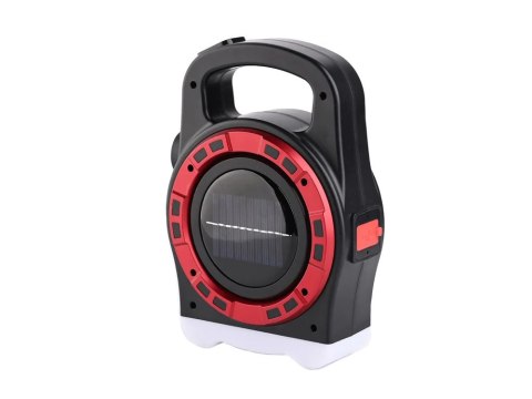 Latarka solarna przenośna lampka akumulatorowa led powerbank reflektor Latarka solarna przenośna lampka akumulatorowa led powerbank reflektor