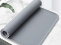 Mata podkładka pod miskę dla psa kota wodoodporna silikonowa antypoślizgowa