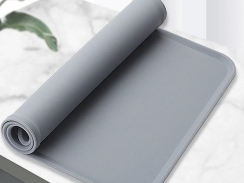 Mata podkładka pod miskę dla psa kota wodoodporna silikonowa antypoślizgowa Mata podkładka pod miskę dla psa kota wodoodporna silikonowa antypoślizgowa