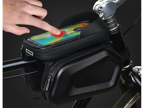 Torba rowerowa sakwa na ramę roweru etui na telefon rower wodoszczelna Torba rowerowa sakwa na ramę roweru etui na telefon rower wodoszczelna