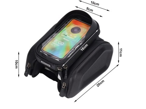 Torba rowerowa sakwa na ramę roweru etui na telefon rower wodoszczelna Torba rowerowa sakwa na ramę roweru etui na telefon rower wodoszczelna