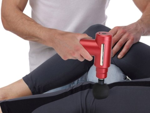 Pistolet do masażu masażer do pleców ciała mocny massage gun pro końcówki Pistolet do masażu masażer do pleców ciała mocny massage gun pro końcówki