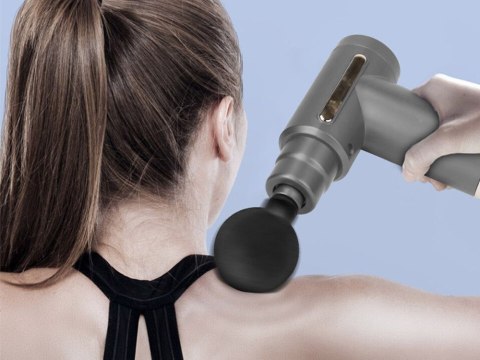 Pistolet do masażu masażer do pleców ciała mocny massage gun pro końcówki Pistolet do masażu masażer do pleców ciała mocny massage gun pro końcówki