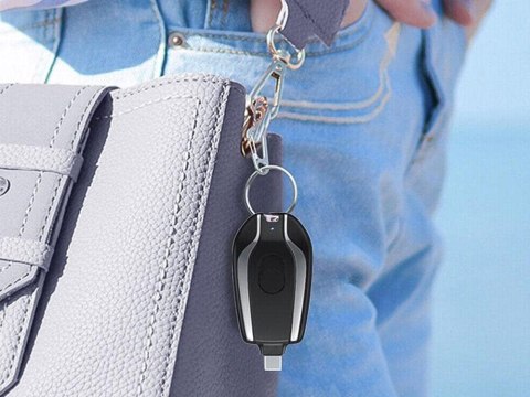 Powerbank ładowarka przenośna brelok do kluczy 1500mah Powerbank ładowarka przenośna brelok do kluczy 1500mah