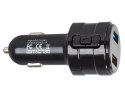 Transmiter fm mp3 bluetooth ładowarka 2x usb audio ładowarka do samochodu