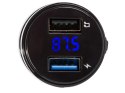 Transmiter fm mp3 bluetooth ładowarka 2x usb audio ładowarka do samochodu