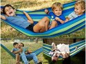 Hamak dwuosobowy ogrodowy brazylijski xxl duży 200kg 270x160 pokrowiec
