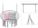 Huśtawka ogrodowa bocianie gniazdo fotel wiszący krzesło boho 80cm
