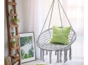 Huśtawka ogrodowa bocianie gniazdo fotel wiszący krzesło boho 80cm