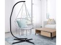 Huśtawka ogrodowa bocianie gniazdo fotel wiszący krzesło boho 80cm