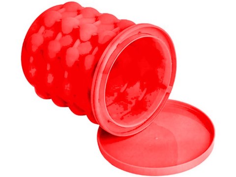 Forma do lodu silikonowa wiaderko kubek kostkarka kostki lodu foremka lód Forma do lodu silikonowa wiaderko kubek kostkarka kostki lodu foremka lód