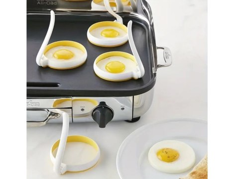 Forma foremka do jajek sadzonych jajko koło obręcz placków pancake racuchów Forma foremka do jajek sadzonych jajko koło obręcz placków pancake racuchów