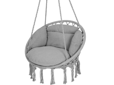 Hamak z poduszką fotel wiszący huśtawka bocianie gniazdo boho domu ogrodu Hamak z poduszką fotel wiszący huśtawka bocianie gniazdo boho domu ogrodu