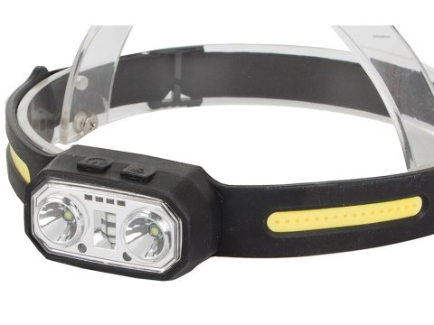 Latarka czołowa opaska na głowę czoło mocna czołówka reflektor led czujnik Latarka czołowa opaska na głowę czoło mocna czołówka reflektor led czujnik