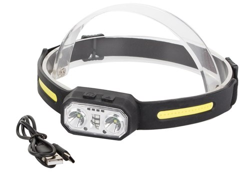 Latarka czołowa opaska na głowę czoło mocna czołówka reflektor led czujnik Latarka czołowa opaska na głowę czoło mocna czołówka reflektor led czujnik
