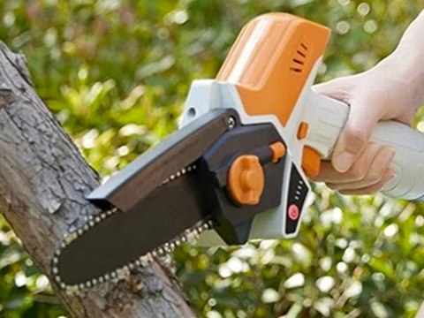 Piła łańcuchowa akumulatorowa mini pilarka gałęziówka gałęziowa do cięcia Piła łańcuchowa akumulatorowa mini pilarka gałęziówka gałęziowa do cięcia