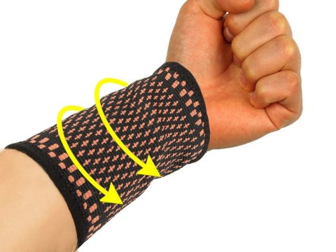 Stabilizator wspomagacz na nadgarstek orteza opaska elastyczna staw ręka Stabilizator wspomagacz na nadgarstek orteza opaska elastyczna staw ręka