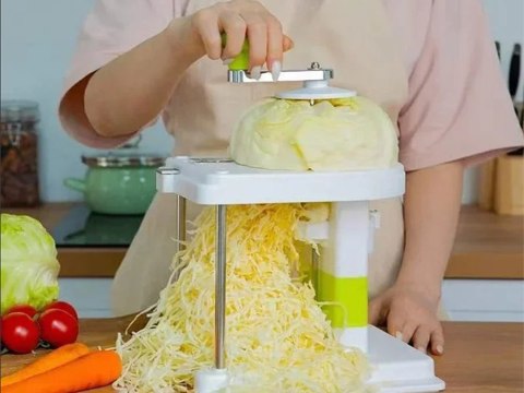 Szatkownica krajalnica do kapusty ręczna spiralna nóż siekacz ostra tarka Szatkownica krajalnica do kapusty ręczna spiralna nóż siekacz ostra tarka