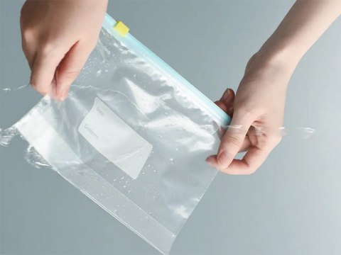 Torebki foliowe strunowe suwak zamykane szczelne do żywności 1200ml 15szt Torebki foliowe strunowe suwak zamykane szczelne do żywności 1200ml 15szt