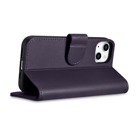 2W1 ETUI SKÓRZANY POKROWIEC Z KLAPKĄ IPHONE 14 PLUS ANTI-RFID WALLET CASE CIEMNOFIOLETOWY 2W1 ETUI SKÓRZANY POKROWIEC Z KLAPKĄ IPHONE 14 PLUS ANTI-RFID WALLET CASE CIEMNOFIOLETOWY