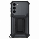 ETUI PANCERNY POKROWIEC Z PODSTAWKĄ SAMSUNG GALAXY S23+ RUGGED GADGET CASE SZARE