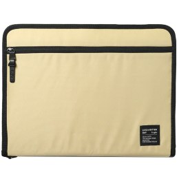 ETUI SASZETKA TORBA ORGANIZER NA LAPTOPA TABLET DO 13'' SMART ZIP POUCH BEŻOWY