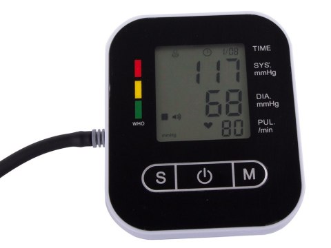 Ciśnieniomierz naramienny elektroniczny lcd wyświetlacz arytmia baterie aku Ciśnieniomierz naramienny elektroniczny lcd wyświetlacz arytmia baterie aku