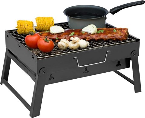 Grill turystyczny przenośny składany walizka węglowy kempingowy bbq Grill turystyczny przenośny składany walizka węglowy kempingowy bbq