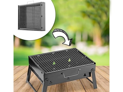 Grill turystyczny przenośny składany walizka węglowy kempingowy bbq Grill turystyczny przenośny składany walizka węglowy kempingowy bbq