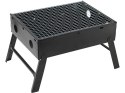 Grill turystyczny przenośny składany walizka węglowy kempingowy bbq