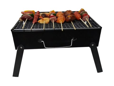 Grill turystyczny przenośny składany walizka węglowy kempingowy bbq Grill turystyczny przenośny składany walizka węglowy kempingowy bbq