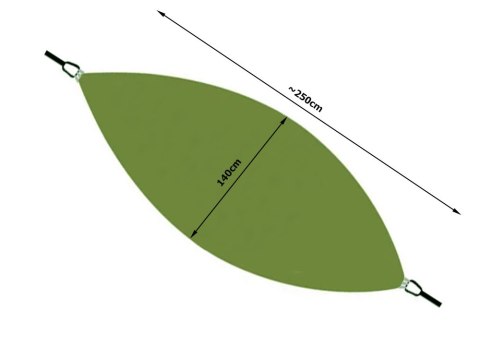 Hamak ogrodowy dwuosobowy turystyczny z moskitierą survival 250x140 wygodny Hamak ogrodowy dwuosobowy turystyczny z moskitierą survival 250x140 wygodny