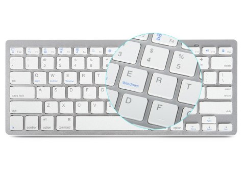 Klawiatura bezprzewodowa bluetooth do pc ipad mac mała slim niskoprofilowa Klawiatura bezprzewodowa bluetooth do pc ipad mac mała slim niskoprofilowa