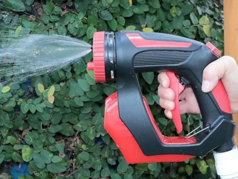 Myjka do mycia samochodu auta pistolet pianownica zbiornik pod wąż 8 trybów Myjka do mycia samochodu auta pistolet pianownica zbiornik pod wąż 8 trybów