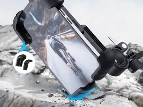 Anty-wstrząsowy uchwyt rowerowy na telefon do telefonu motor kierownicę Anty-wstrząsowy uchwyt rowerowy na telefon do telefonu motor kierownicę