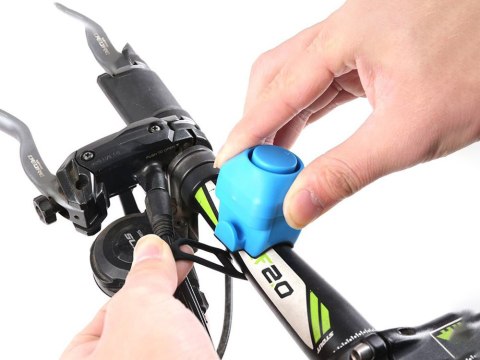 Dzwonek rowerowy klakson elektroniczny głośny 130 db syrena na rower alarm Dzwonek rowerowy klakson elektroniczny głośny 130 db syrena na rower alarm