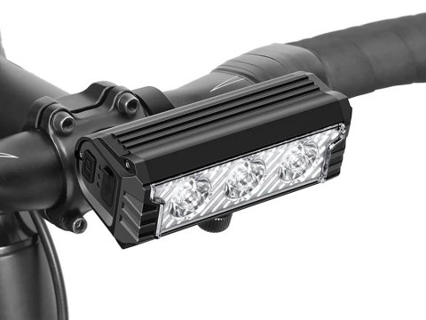 Lampka na rower rowerowa led światło przód tył usb aku kierownicę zestaw Lampka na rower rowerowa led światło przód tył usb aku kierownicę zestaw