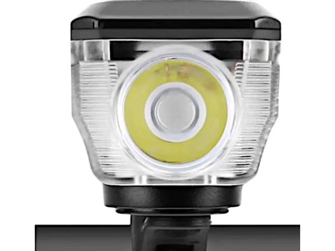 Lampka rowerowa przednia led z klaksonem sygnałem solarna na kierownicę Lampka rowerowa przednia led z klaksonem sygnałem solarna na kierownicę