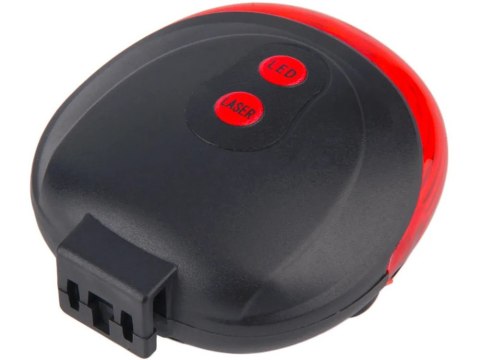 Lampka rowerowa tylna laserowa 5 led laser linia oświetlenie tylnie drogi Lampka rowerowa tylna laserowa 5 led laser linia oświetlenie tylnie drogi