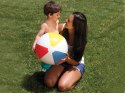 Piłka plażowa dmuchana wielokolorowa dla dzieci 30cm na plażę do basenu