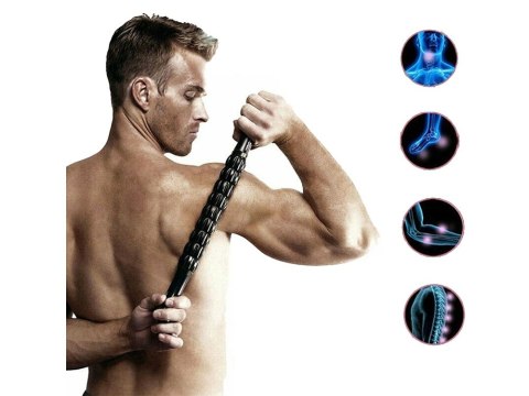 Roller do masażu wałek do ciała pleców nóg obrotowy 360 na ból pleców Roller do masażu wałek do ciała pleców nóg obrotowy 360 na ból pleców
